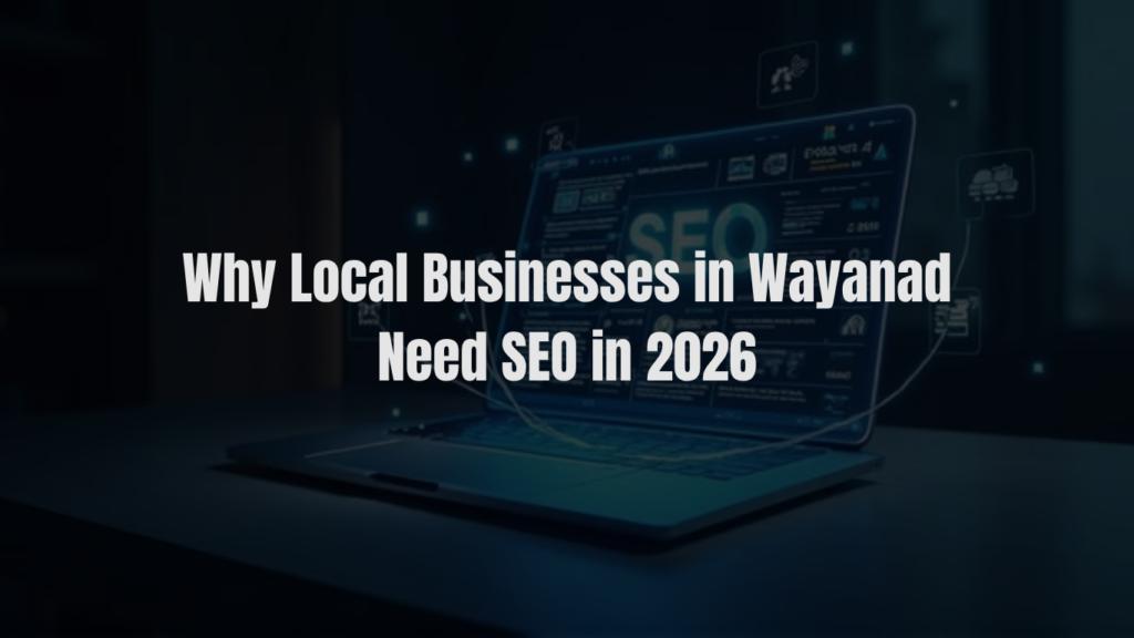 Local business owner in Wayanad using SEO and digital marketing to grow online visibility in 2026