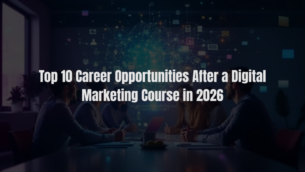 Top digital marketing careers in 2026 after completing a digital marketing course in Wayanad