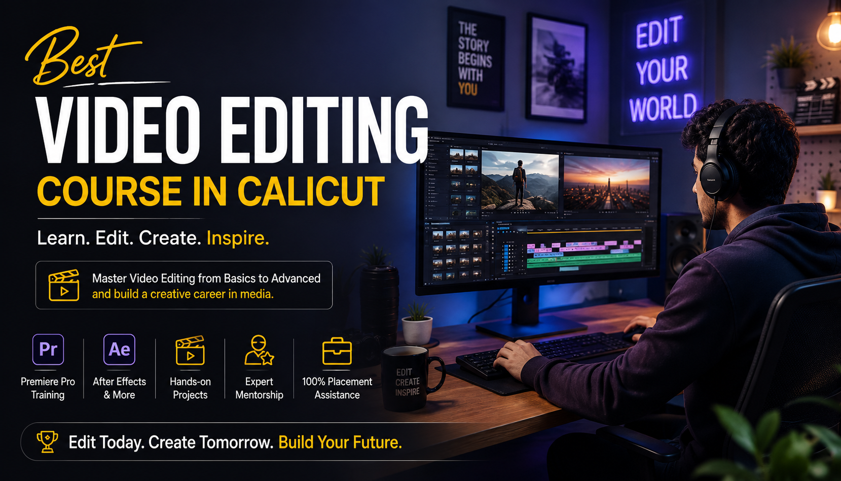 best video editing course in Calicut